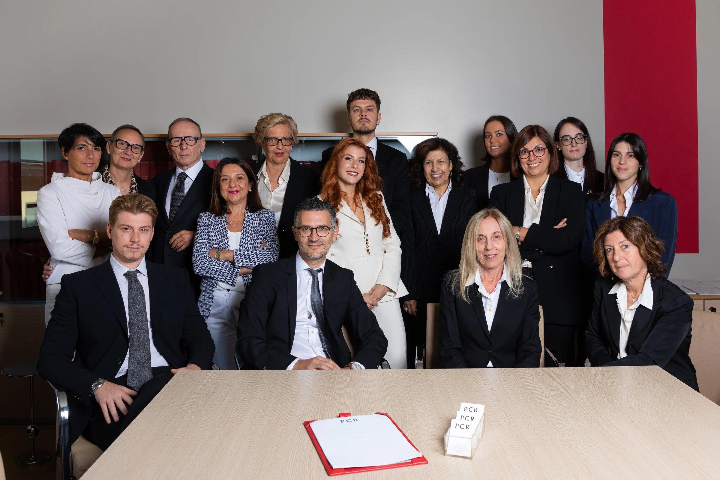 Gruppo dei professionisti di PCR Avvocati riuniti nello Studio