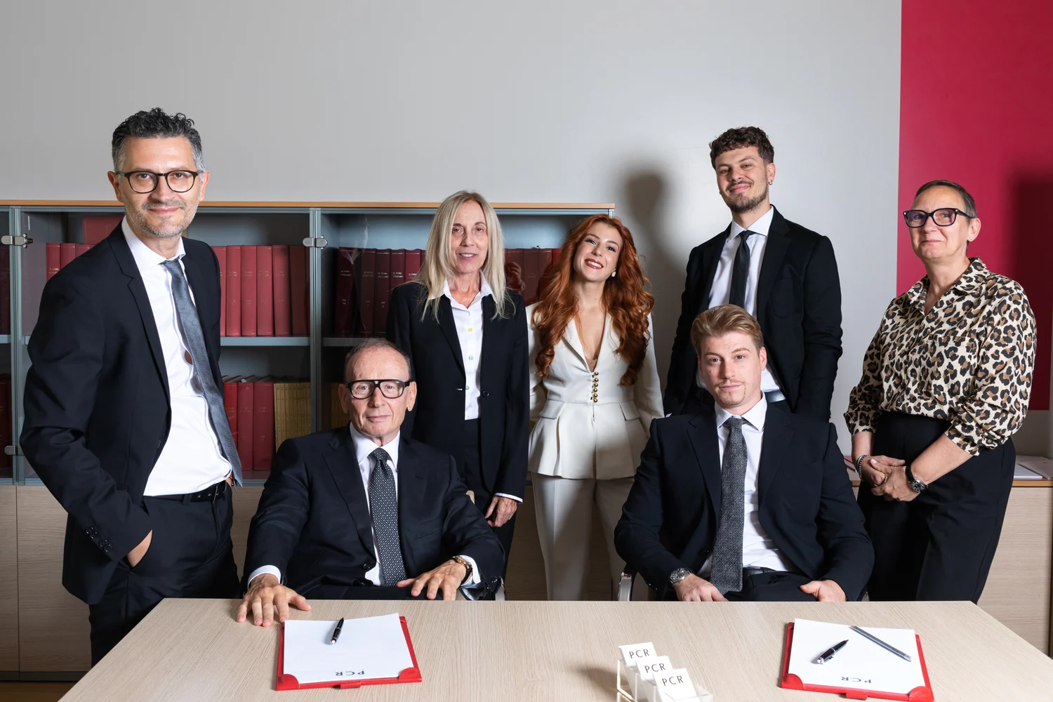 Fotografia di contesto del gruppo di lavoro di PCR Avvocati